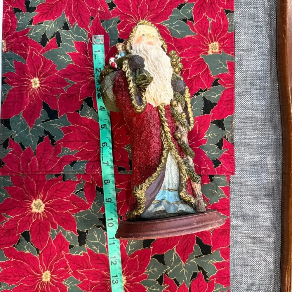 Santa Claus St. Nicholas Resin Figure ~10-1/2